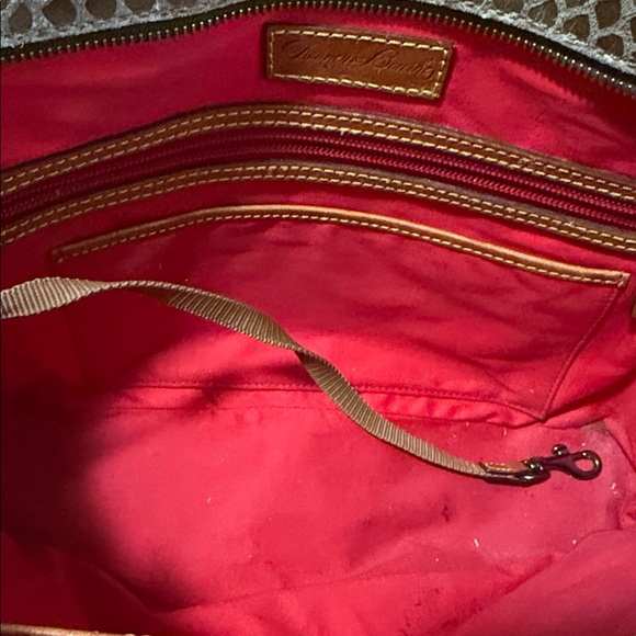 Dooney & Bourke Gray Snake Print Tote - Picture 3 of 8